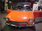 Orange Fiat Spider